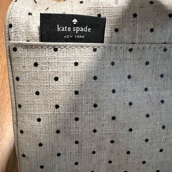 Kate Spade Cream and Black Polka Dot Cosmetic Bag - Picture 3 of 3